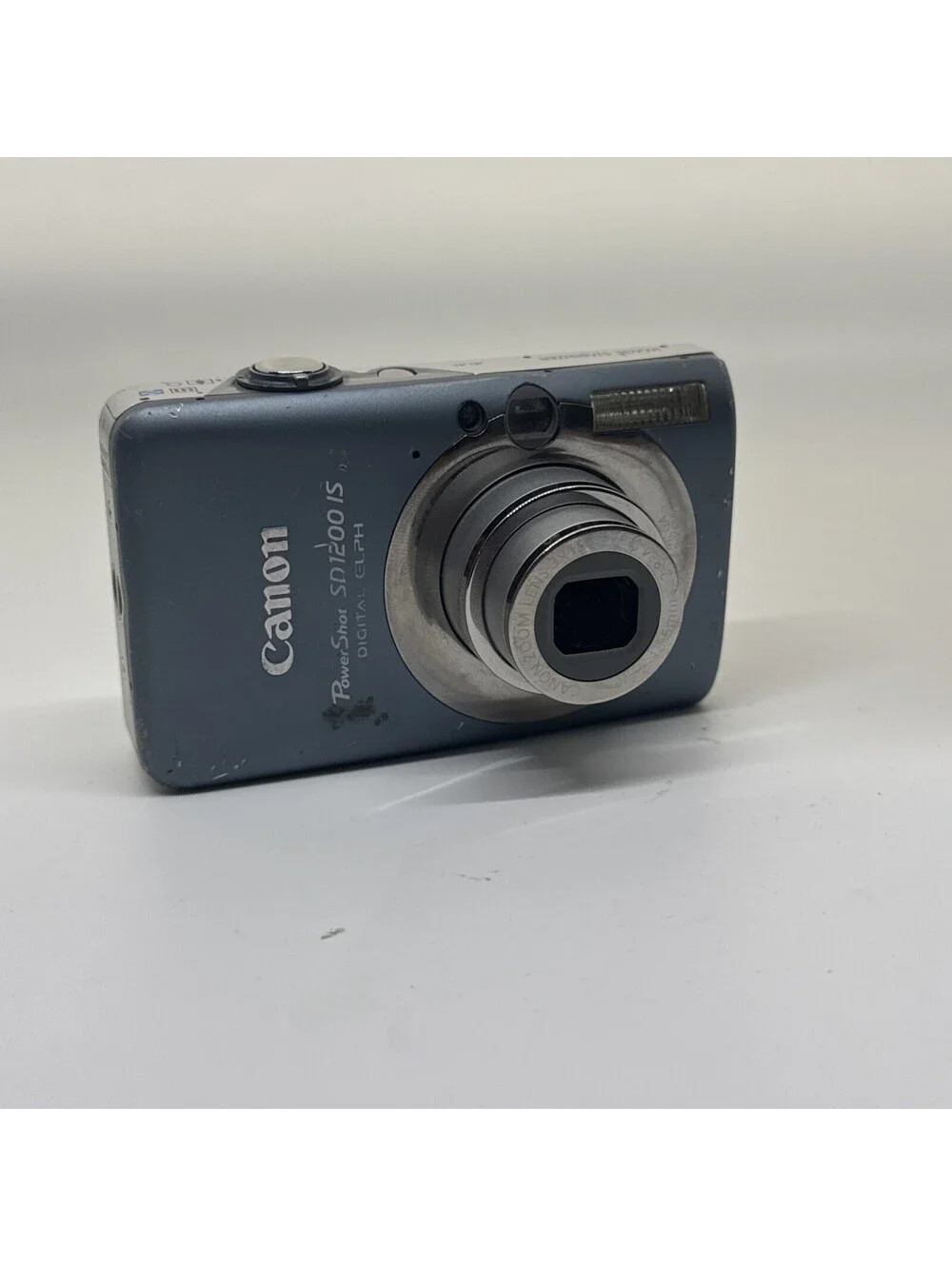 Canon Powershot SD1200 IS Digital Elph Blue Camera FOR PARTS/ BLURRY FOCUS